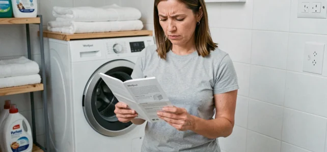 Comprendre le mode d’emploi lave-linge Whirlpool 6th Sense 9kg et ses codes erreur
